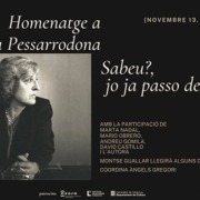 Homenatge a Marta Pessarrodona